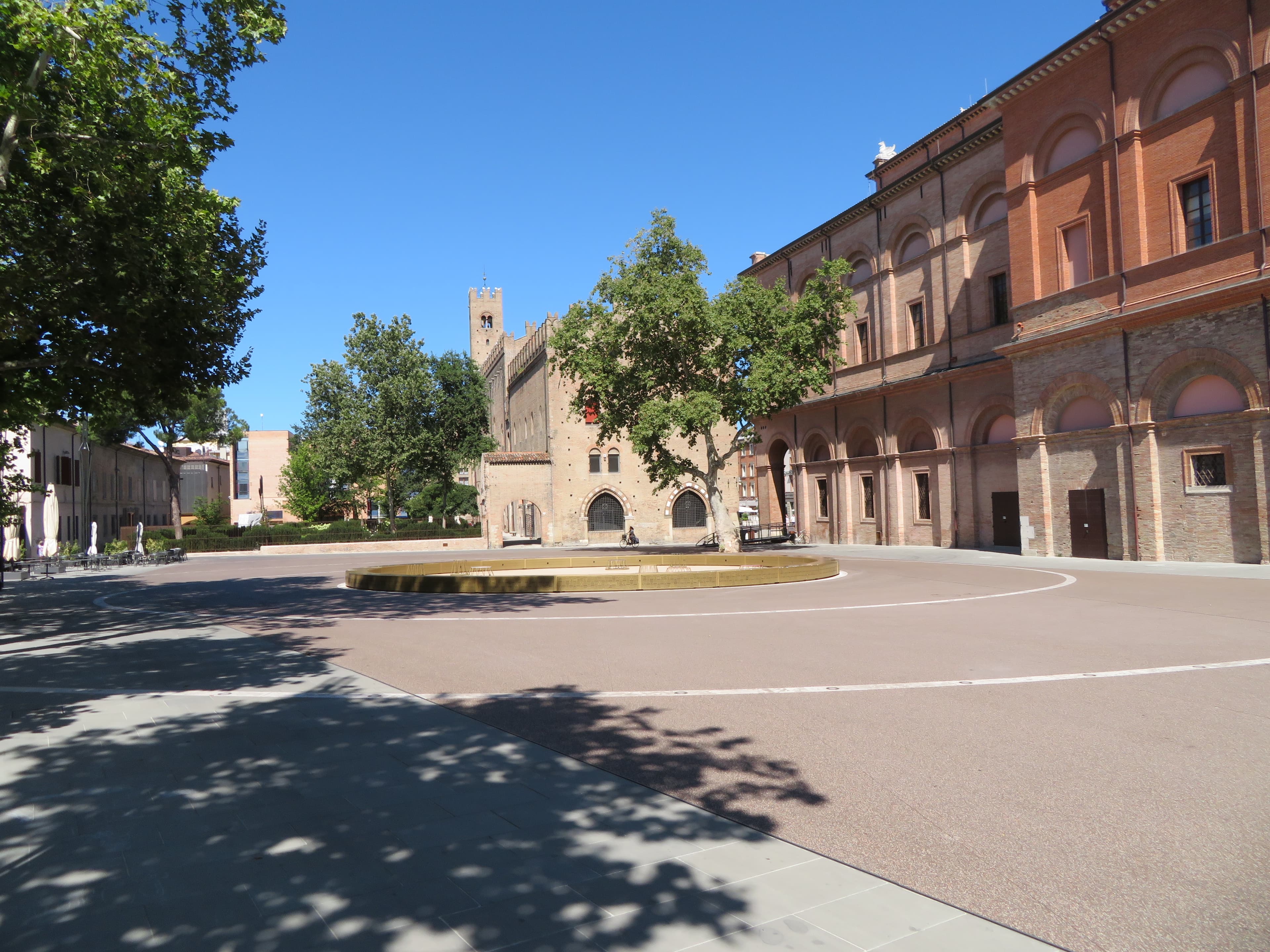 Historic Piazza Malatesta in the old town